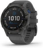 Garmin Fenix 6, Premium Multisport GPS Smartwatch, Silver With Black Band AU ™ - Image 4