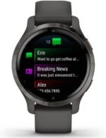 Garmin Venu 2, GPS Fitness Smartwatch, Slate Stainless Steel Bezel with Black Band AU ™ - Image 20