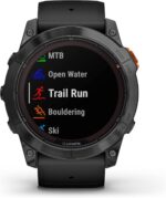 Garmin fēnix 7X Pro Solar, Multisport GPS Smartwatch, Built-in Flashlight, Solar Charging Capability, Black AU ™ - Image 2