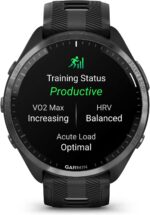 Garmin Forerunner 965 Running Smartwatch, Colorful AMOLED Display, Training Metrics and Recovery Insights, Black and Powder Gray AU ™ - Image 2