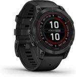Garmin Fenix 7 Pro Solar, Glass, Slate Gray Stainless Steel with Black Silicone Band AU ™ - Image 30