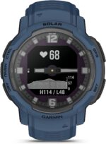 Garmin Instinct Crossover Solar, Rugged Hybrid Smartwatch with Solar Charging Capabilities, Analog Hands and Digital Display, Graphite, Adjustable AU ™ - Image 14