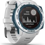 Garmin Instinct Solar, Solar-Powered Rugged Outdoor Smartwatch, Built-in Sports Apps and Health Monitoring, Flame Red AU ™