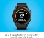 Garmin Epix Pro (Gen 2) 51mm - Slate Gray with Black Silicone Band AU ™ - Image 3