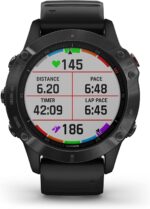 Garmin Fenix 6X Pro, Premium Multisport GPS Watch, Features Mapping, Music, Grade-Adjusted Pace Monitoring and Pulse Ox Sensors, Black with Black Band AU ™ - Image 23