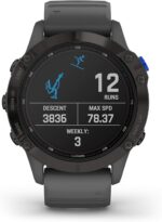 Garmin Fenix 6 Pro Solar, Premium Multisport GPS Smartwatch, Mineral Blue With Whitestone Band AU ™ - Image 19
