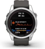 Garmin Fenix 7 Pro Solar, Glass, Slate Gray Stainless Steel with Black Silicone Band AU ™ - Image 20