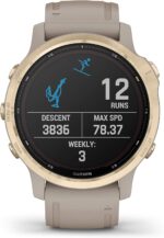 Garmin Fenix 6 Pro Solar, Premium Multisport GPS Smartwatch, Mineral Blue With Whitestone Band AU ™ - Image 48