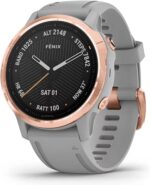 Garmin Fenix 6 Pro Solar, Premium Multisport GPS Smartwatch, Mineral Blue With Whitestone Band AU ™ - Image 9
