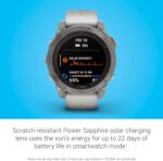 Garmin Fenix 7 Pro Solar, Glass, Slate Gray Stainless Steel with Black Silicone Band AU ™ - Image 48