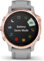 Garmin Fenix 6 Pro Solar, Premium Multisport GPS Smartwatch, Mineral Blue With Whitestone Band AU ™ - Image 15