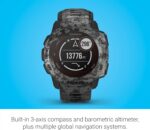 Garmin Instinct Solar, Rugged Outdoor GPS Watch, Tidal Blue AU ™ - Image 6