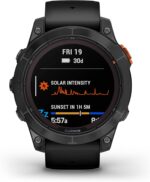 Garmin Fenix 7 Pro Solar, Glass, Slate Gray Stainless Steel with Black Silicone Band AU ™ - Image 31