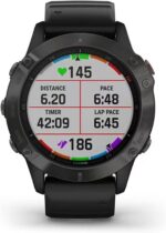 Garmin Fenix 6 Pro Solar, Premium Multisport GPS Smartwatch, Mineral Blue With Whitestone Band AU ™ - Image 38