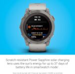 Garmin Fenix 7 Pro Solar, Glass, Slate Gray Stainless Steel with Black Silicone Band AU ™ - Image 42