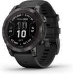 Garmin Fenix 7 Pro Solar, Glass, Slate Gray Stainless Steel with Black Silicone Band AU ™ - Image 7