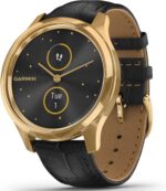 Garmin Vivomove Style, Hybrid Fitness Smartwatch, Graphite Aluminum Case with Black Pepper Woven Nylon Band Gunmetal/dark Gray 010-02240-03 AU ™