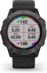Garmin Fenix 6 Pro Solar, Premium Multisport GPS Smartwatch, Mineral Blue With Whitestone Band AU ™ - Image 31