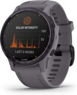 Garmin Fenix 6 Pro Solar, Premium Multisport GPS Smartwatch, Mineral Blue With Whitestone Band AU ™ - Image 41