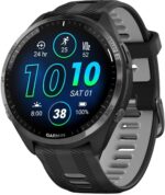 Garmin Forerunner 965 Running Smartwatch, Colorful AMOLED Display, Training Metrics and Recovery Insights, Black and Powder Gray AU ™