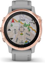 Garmin Fenix 6 Pro Solar, Premium Multisport GPS Smartwatch, Mineral Blue With Whitestone Band AU ™ - Image 13