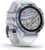 Garmin Fenix 6 Pro Solar, Premium Multisport GPS Smartwatch, Mineral Blue With Whitestone Band AU ™ - Image 5